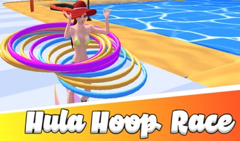 hula hoop race